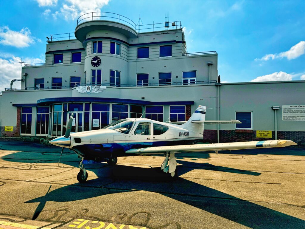 The light aircraft purchased by Health Assist to support Angel Flight
